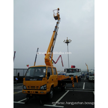 endable and Retractable aerial working platform truck with 28M height Insulating carrier and insulated arm